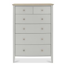 Larsen Scandi Oak & Warm Grey 4+2 Drawer Chest
