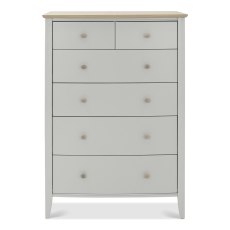 Larsen Scandi Oak & Warm Grey 4+2 Drawer Chest