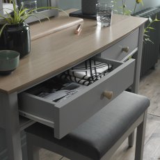 Larsen Scandi Oak & Warm Grey Dressing Table