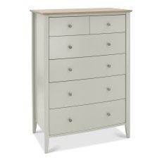 Larsen Scandi Oak & Soft Grey 4+2 Drawer Chest