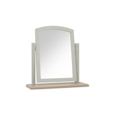 Larsen Scandi Oak & Soft Grey Vanity Mirror