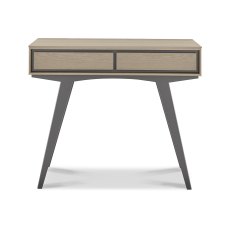 OIsen Scandi Oak & Dark Grey Dressing Table Set