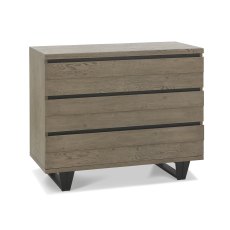 Turner Weathered Oak 3 Drawer Chest