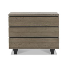 Turner Weathered Oak 3 Drawer Chest