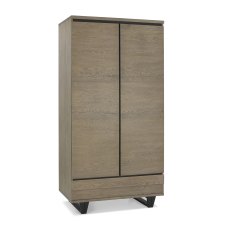 Turner Weathered Oak Double Wardrobe