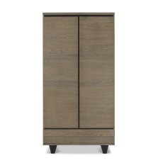 Turner Weathered Oak Double Wardrobe