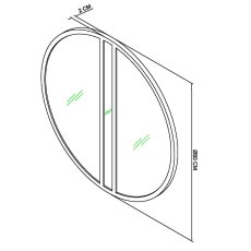 Lloyd Satin Brass Mirror