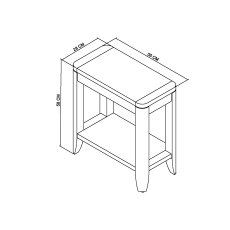 Rushbury Oak Side Table