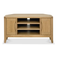 Rushbury Oak Corner Entertainment Unit