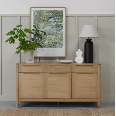 Rushbury Oak Wide Sideboard