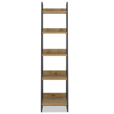 Lowry Rustic Oak Narrow Open Display Unit