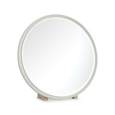 Norman Scandi Oak & Soft Grey Vanity Mirror