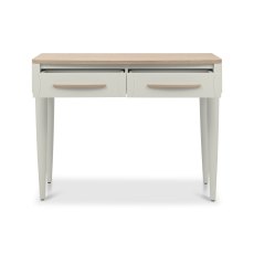 Norman Scandi Oak & Soft Grey Console Table with Drawer