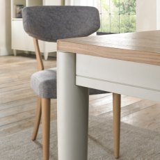 Norman Scandi Oak & Soft Grey 6-8 Extension Dining Table