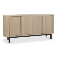 Astra Scandi Oak & Peppercorn Wide Sideboard