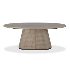 Astra Grey Oiled Oak & Peppercorn 6 Seater Table