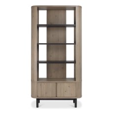 Astra Grey Oiled Oak & Peppercorn Display Unit
