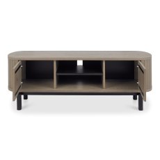Astra Grey Oiled Oak & Peppercorn Entertainment Unit