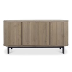 Astra Grey Oiled Oak & Peppercorn Wide Sideboard