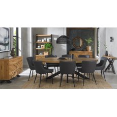 Bosco Rustic Oak 8 Seater Dining Table