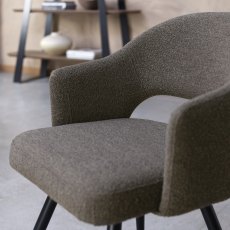 Brown Boucle Fabric