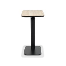 Riley Beige Ceramic Gas Lift Adjustable Sofa Table
