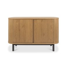 Astra Rustic Oak & Peppercorn Narrow Sideboard