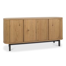 Astra Rustic Oak & Peppercorn Wide Sideboard