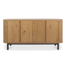 Astra Rustic Oak & Peppercorn Wide Sideboard