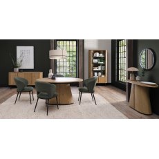 Astra Rustic Oak & Peppercorn 4 Seater Table