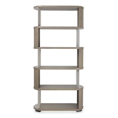 Nova Grey Oiled Oak Open Display Unit
