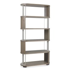 Nova Grey Oiled Oak Open Display Unit