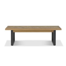 Lowry Rustic Oak Bench