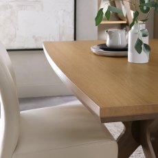 Henley Oak & Light Weathered Oak 4 Seater Table
