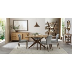 Henley Oak & Light Weathered Oak 4 Seater Table