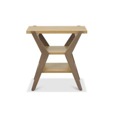 Henley Oak & Light Weathered Oak Side Table