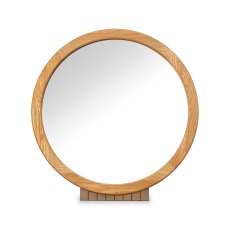 Astra Knotty Oak & Weathered Oak Vanity Mirror