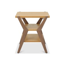 Henley Oak & Light Weathered Oak Lamp Table