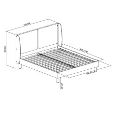 Astra Knotty Oak & Weathered Oak Pearl Velvet Fabric Super King Bed Frame 180cm