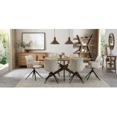 Henley Oak & Light Weathered Oak Open Display Unit