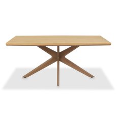 Henley Oak & Light Weathered Oak 6 Seater Table