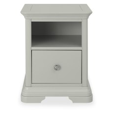 Amara - Blue Grey 1 Drawer Bedside Table Amara - Blue Grey 1 Drawer Bedside Table