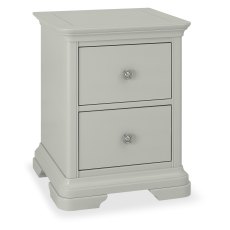 Amara - Blue Grey 2 Drawer Bedside Table Amara - Blue Grey 2 Drawer Bedside Table