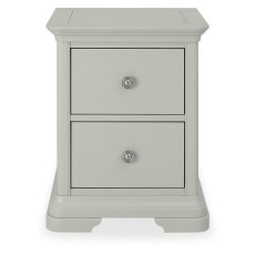 Amara - Blue Grey 2 Drawer Bedside Table Amara - Blue Grey 2 Drawer Bedside Table