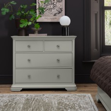 Amara - Blue Grey 4 Drawer Chest