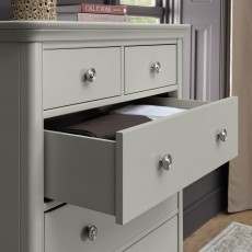 Amara - Blue Grey 6 Drawer Tall Chest