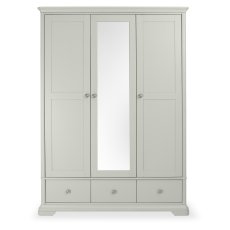 Amara - Blue Grey Triple Wardrobe Amara - Blue Grey Triple Wardrobe