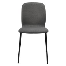 Felix - Set of 4 Stackable Chairs in Grey Fabric