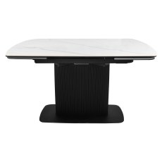 Verona - White Ceramic 4-6 Seater Extendable Dining Table