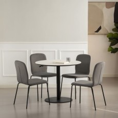 Modus - White Ceramic Adjustable Height Coffee Table
